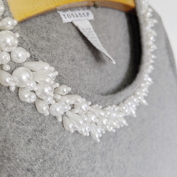 Vintage look | angora pearl sweater 🐑 - Picture 3 of 4